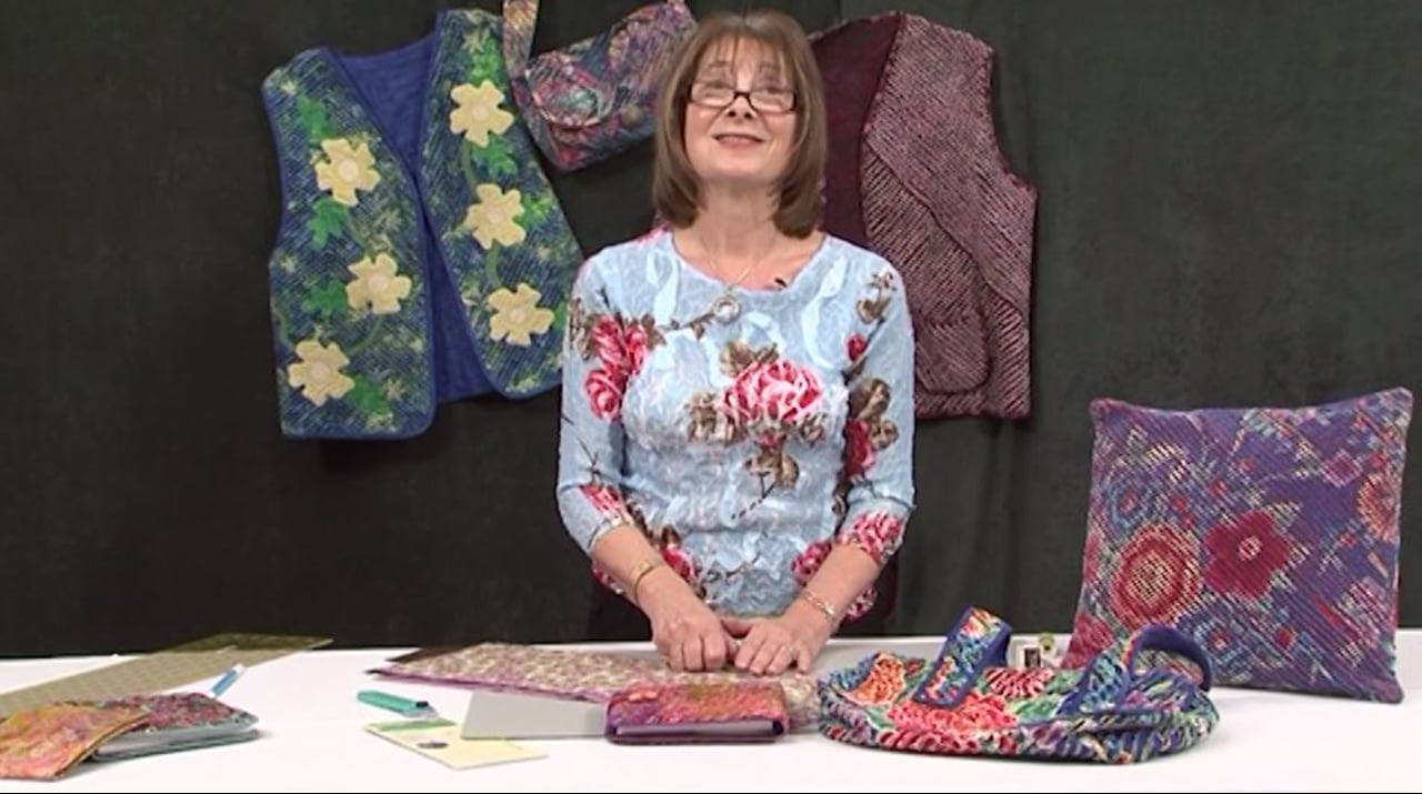 How to Make Chenille Fabric with Valerie Nesbitt justhandson.tv