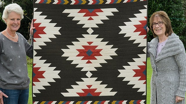 Promo Film for Navajo Blanket Quilt designed by Anne Baxter