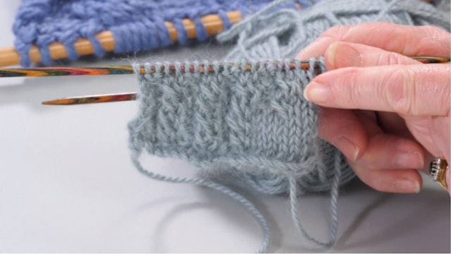 How to Knit the Mock Cable Stitch with Daphne Morris