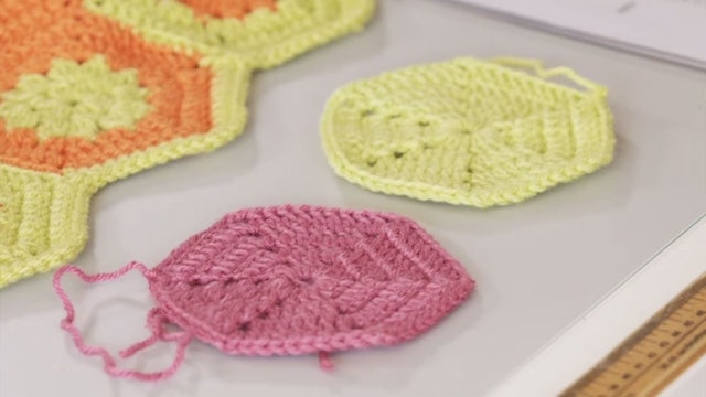 TASTER: Plain Crochet Hexagons: Hexagons Crochet Series Part 1 with Jane Czaja