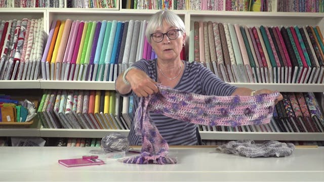 Bamboozle Crochet Scarf with Jane Czaja