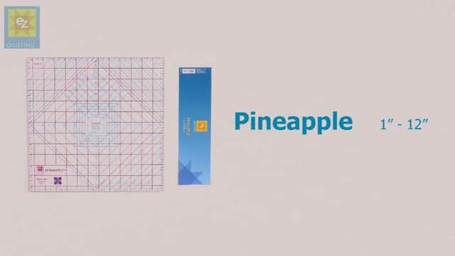 How to Use the EZ Quilting Pineapple Ruler with Jennie Rayment