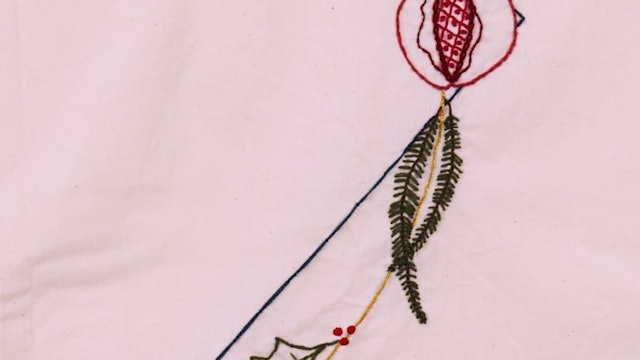 TASTER: Fly Stitch Embroidery Workshop with Niamh Wimperis