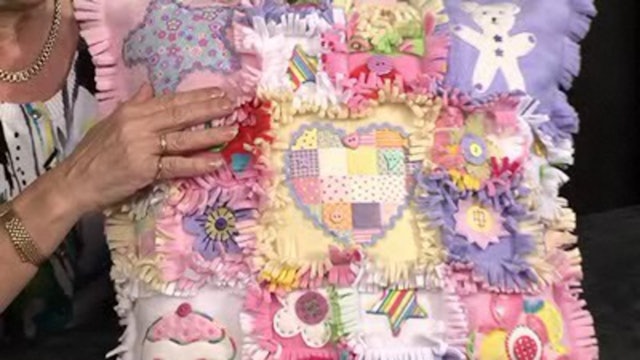 Rag Edge Bag, Quilt and Cushion with Valerie Nesbitt