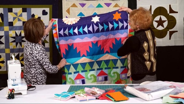 Jennie`s Stripy Stripey Story Quilt