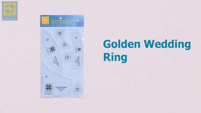 How to Use the EZ Quilting Golden Wedding Ring Template with Jennie Rayment