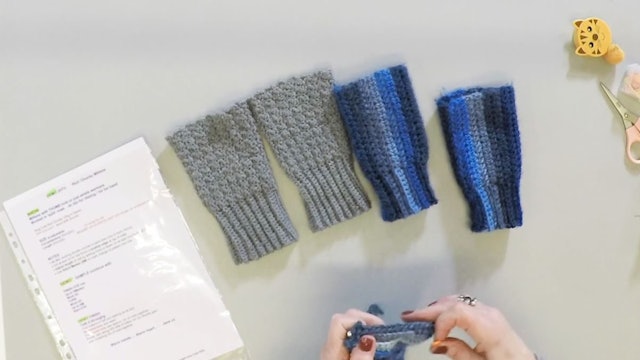 TASTER: Riot Denim Crochet mittens with Jane Czaja