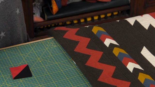 TASTER: Navajo Blanket Quilt - Zig Za...