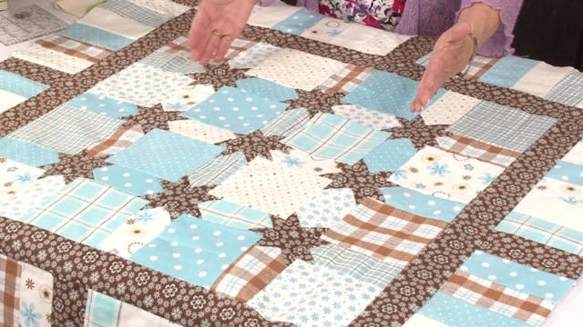 Star Sashing for Your Quilt with Vale...