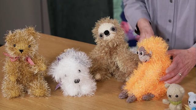 Knitted Tinsel Creatures with Fiona G...