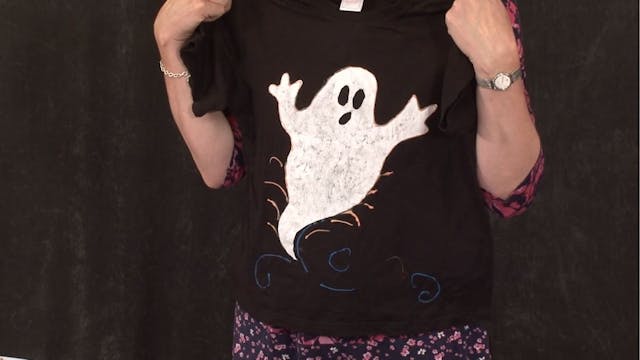Halloween Ghost T Shirt with Kate Fin...