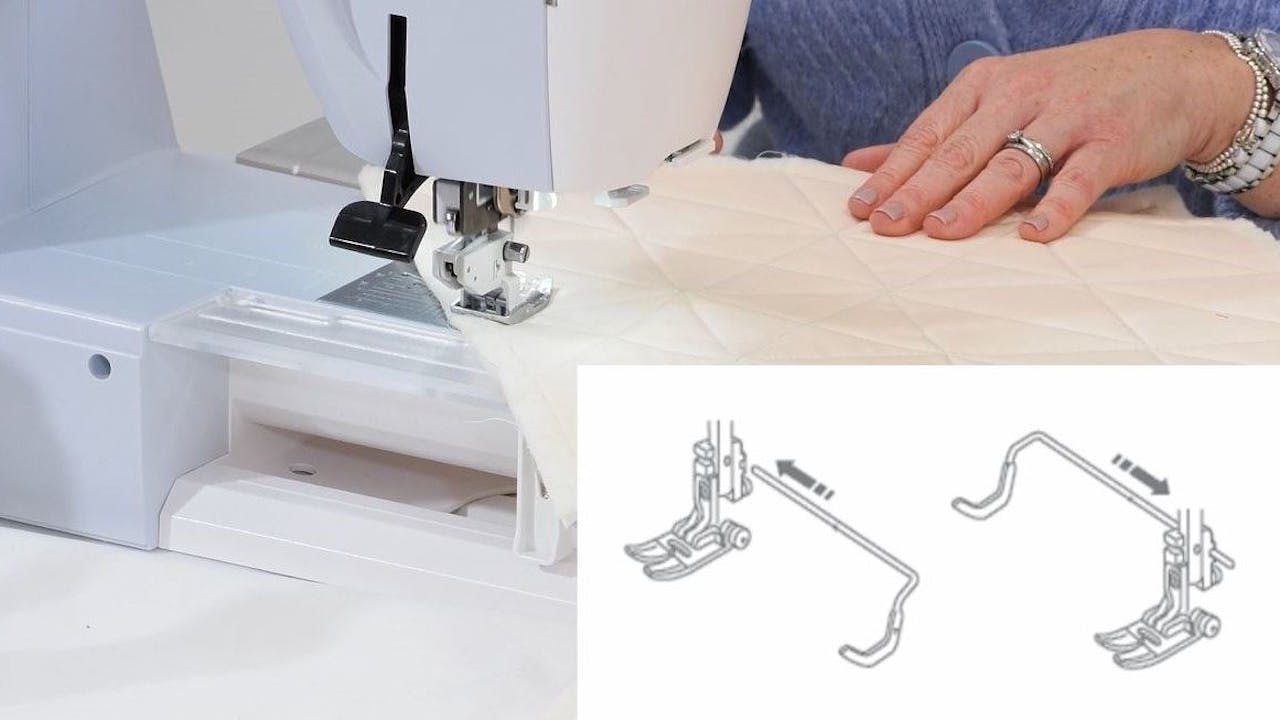 Using a Quilting Guide Bar with Claire Campion The Makers Studio