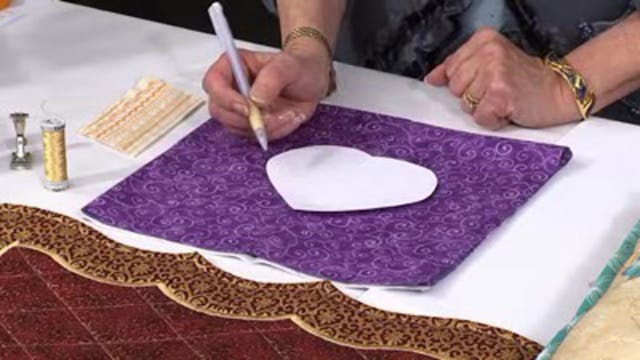 Heart Applique Stitching with Valerie...