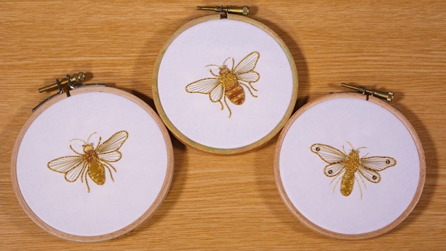 TASTER: Introduction to Goldwork Embroidery with Kathleen Laurel Sage