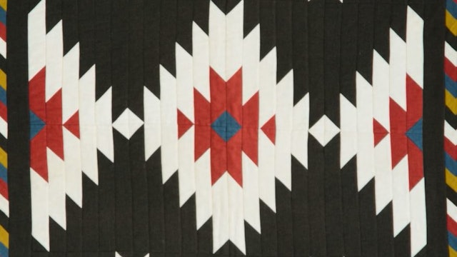 Navajo Blanket Quilt - Centre Medallion with Anne Baxter