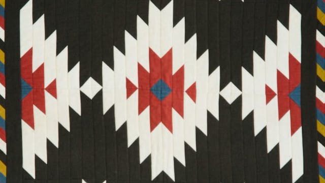 Navajo Blanket Quilt - Centre Medalli...