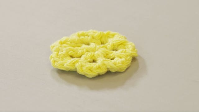 Making Yellow Button Crochet Flowers ...