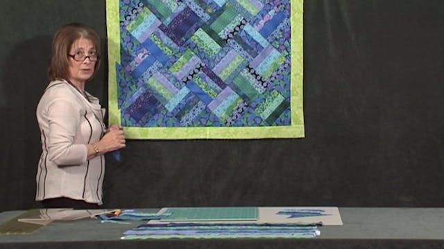 Simple Strips & String Quilt with Val...