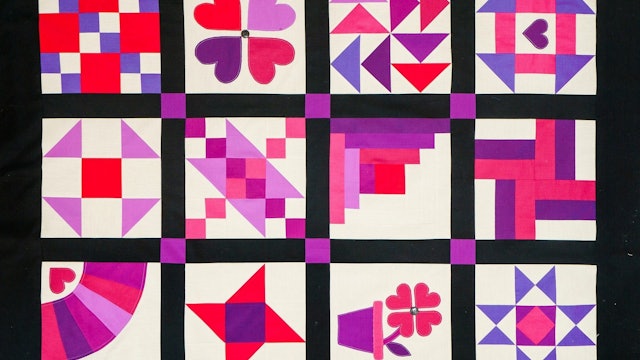 Beginner Patchwork Sampler Quilt Series with  Sallieann Harrison - Promo Film