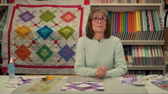 TASTER: Diamonds and Chains Quilt wit...