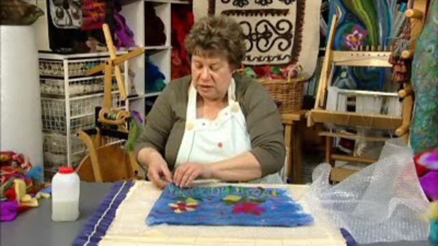 Feltmaking picture with Sue Pearl