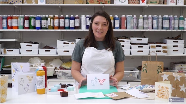 Block Printing Easter Cards with Tess Grace