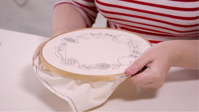 How to Use an Embroidery Hoop Correct...