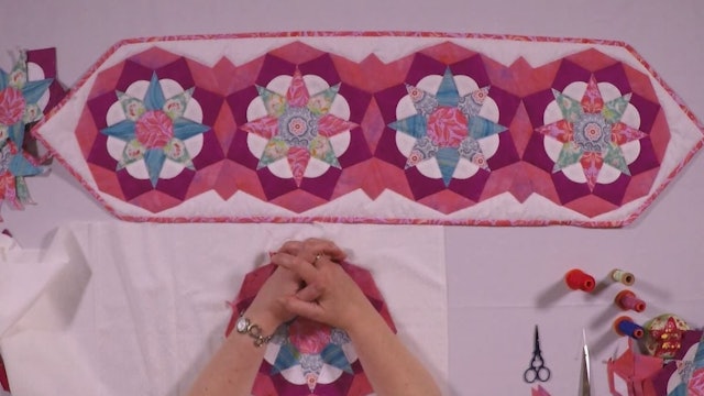 Tudor Rose Table Runner: Part 3 Finishing your Project with Nancy Adamek