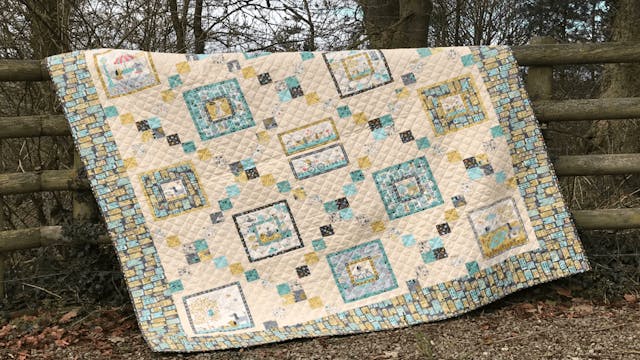 Makower`s A Walk in the Park Quilt wi...