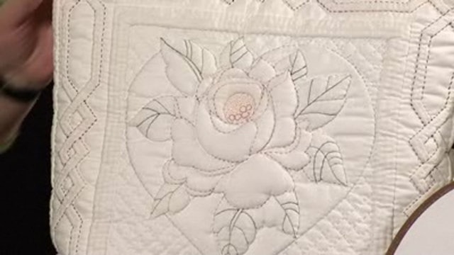 Summer Rose Cushion with Sylvia Critcher