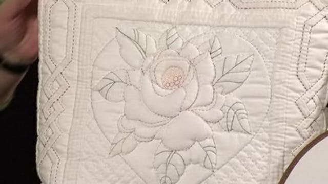 Summer Rose Cushion with Sylvia Critcher