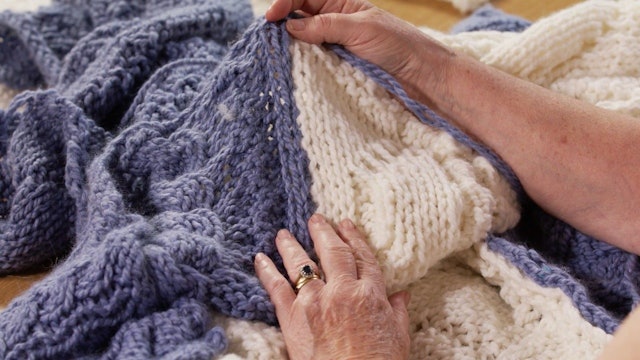 TASTER: Knitted Family Throw Assembly with Daphne Morris