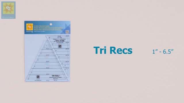 How to Use the EZ Quilting Tri Recs Template with Jennie Rayment