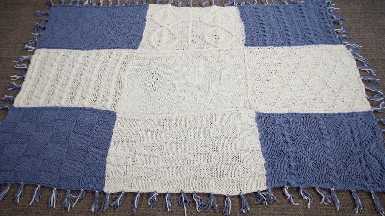 Knitted Sampler Throw Series with Daphne Morris