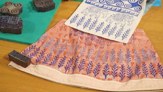 How to Block Print onto Fabric with J...