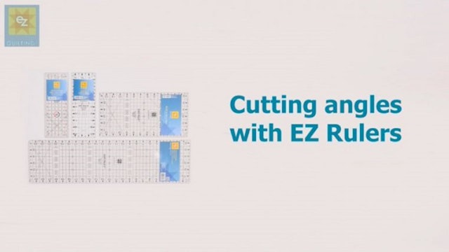 Rotary Cutting Angles Using EZ Rulers with Jennie Rayment