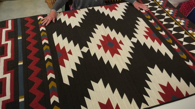 Navajo Blanket Quilt - Final Part wit...