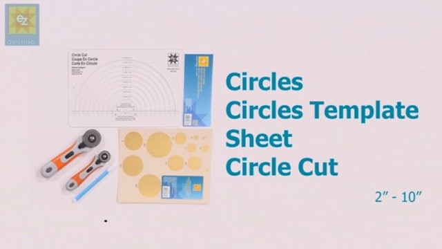 How to Use the EZ Quilting Circles with Jennie Rayment