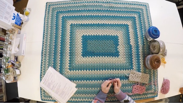 Granny Rectangular Blanket with Jane Czaja
