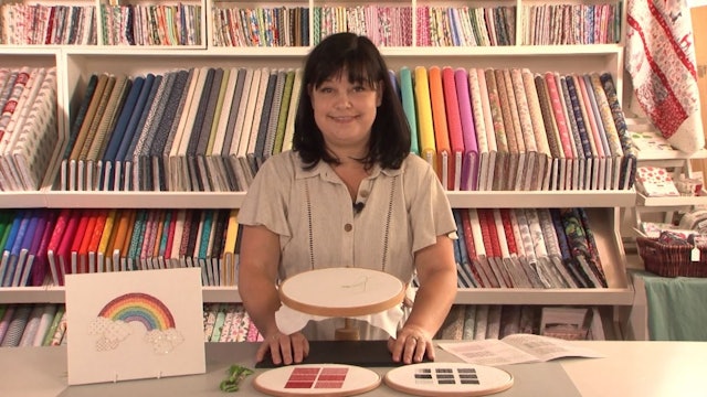 TASTER: Rainbow Counted Embroidery Stitch Work with Kate Barlow