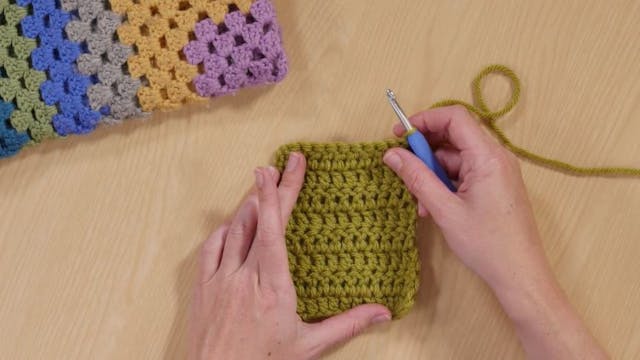 How to Treble Crochet with Rosee Wood...