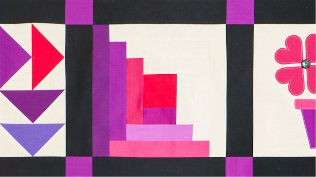 Beginner Patchwork Sampler quilt with Sallieann Harrison - Block 5