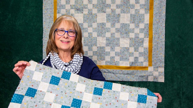 Single Irish Chain Patchwork Quilt Design with Valerie Nesbitt