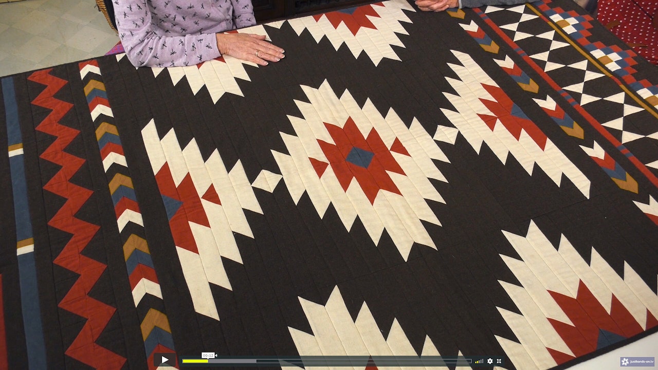 Navajo Blanket Quilt Series with Anne Baxter