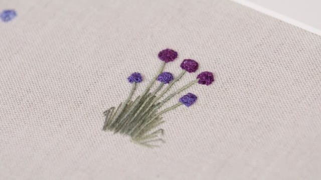 TASTER: Creating Embroidered Flower S...