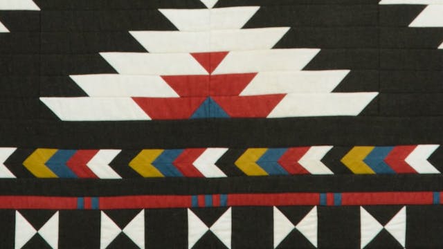 Navajo Blanket Quilt - Chevron Bands ...