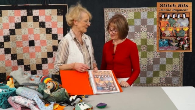 How to Use the EZ Quilting Flying Geese Template with Jennie Rayment -  Template and Ruler Demonstration Series with Jennie Rayment -  justhands-on.tv