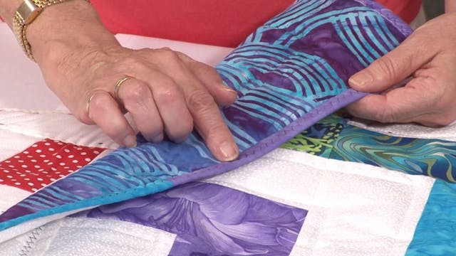 Machine Stitching Your Quilt Binding ...