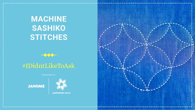 Machine Sashiko Stitches