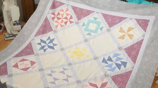Thangles Sampler with Flurry Fabrics ...